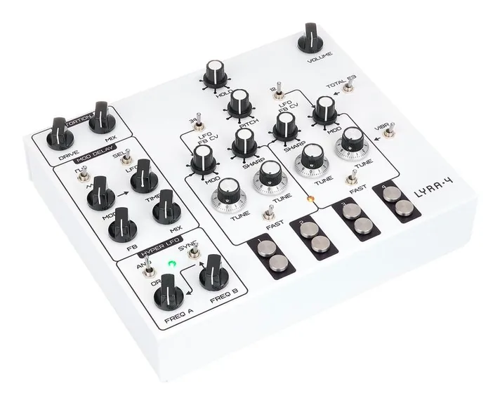 SOMA Lyra-4 White, schuin van boven, foto 3