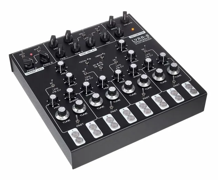 SOMA Lyra-8 Black Beast, achterzijde met aansluitingen, foto 3