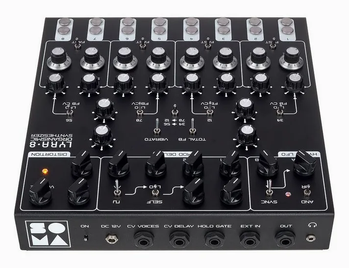 SOMA Lyra-8 Black Beast, achterzijde met aansluitingen, foto 4