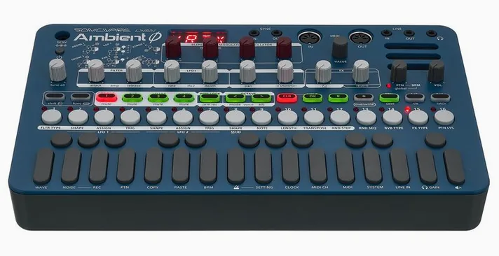 Sonicware LIVEN Ambient Ø, achterzijde met aansluitingen, foto 2