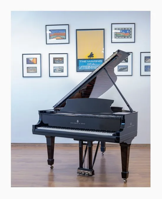Steinway & Sons L Onyx Duet Grand Piano, vooraanzicht, foto 2