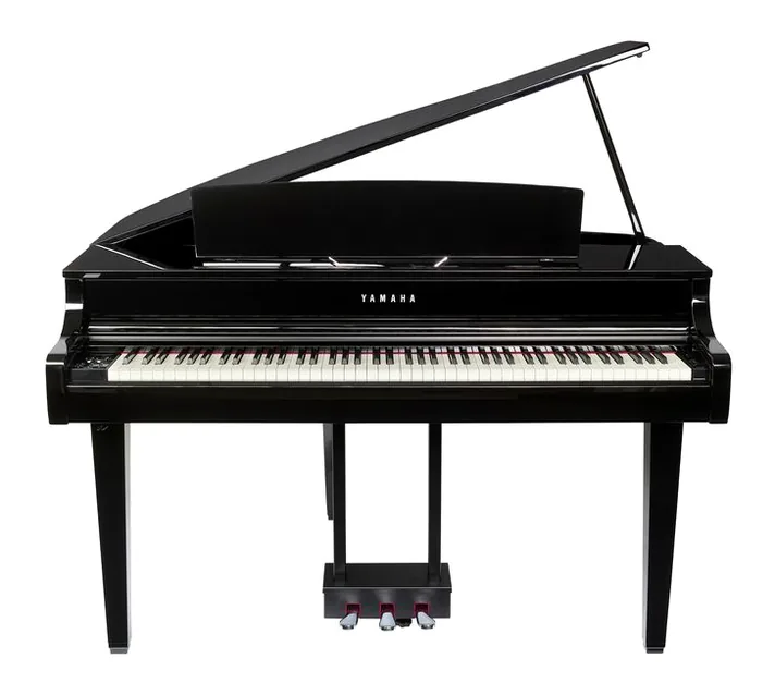 Yamaha CLP-865GP, achterzijde met aansluitingen, foto 2