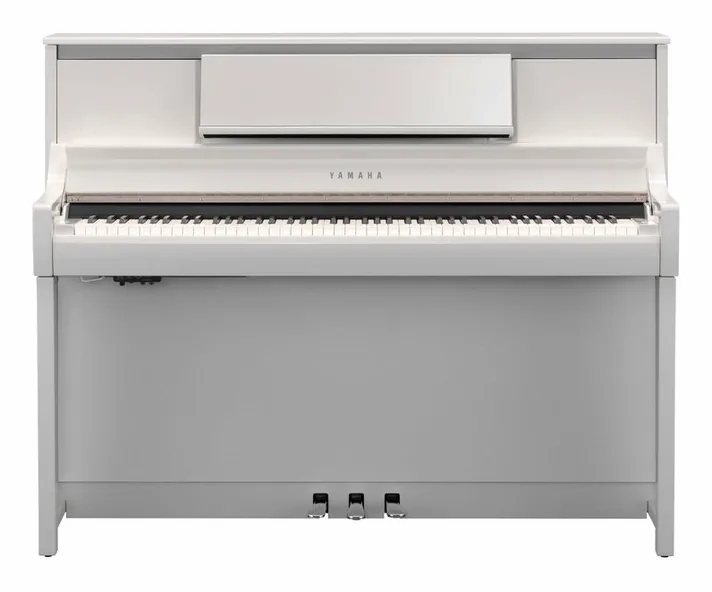Yamaha CSP-295 PWH, achterzijde met aansluitingen, foto 2
