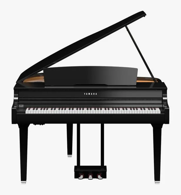 Yamaha CSP-295GP PE, achterzijde met aansluitingen, foto 2