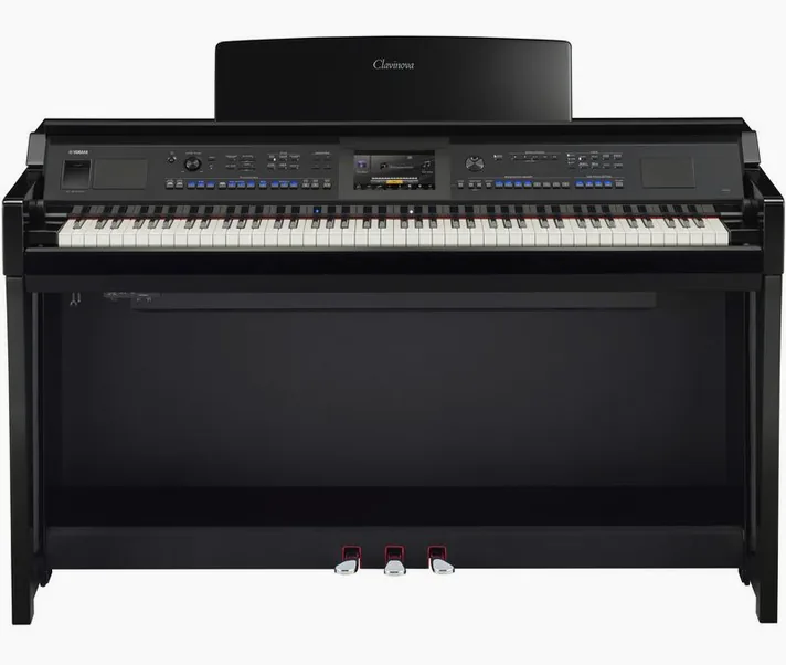 Yamaha CVP-905 PE, achterzijde met aansluitingen, foto 2