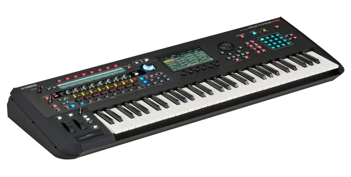 Yamaha Montage M6, achterzijde met aansluitingen, foto 3