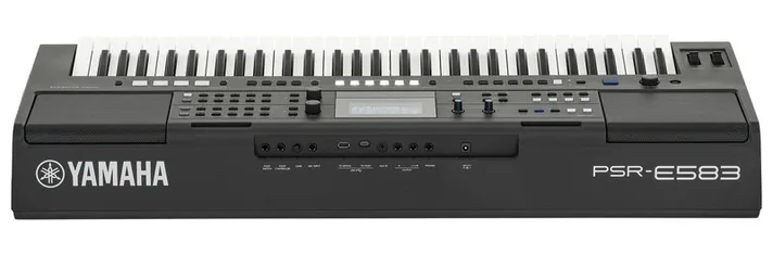 Yamaha PSR-E583, vooraanzicht, foto 4