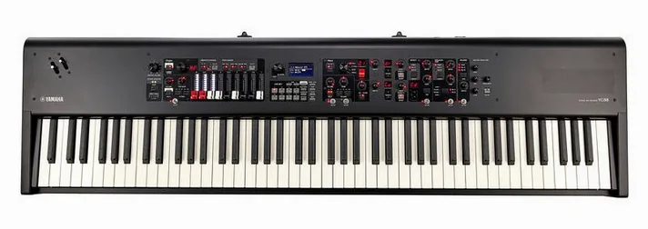 Yamaha YC88, achterzijde met aansluitingen, foto 3
