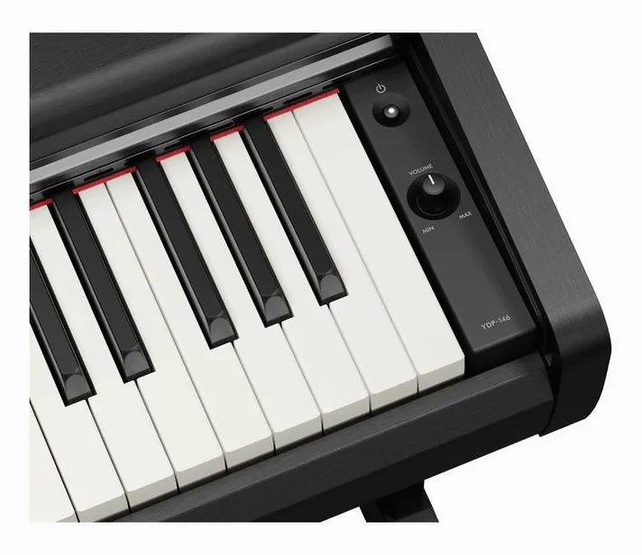 Yamaha YDP-146 B Arius, zijaanzicht, foto 4