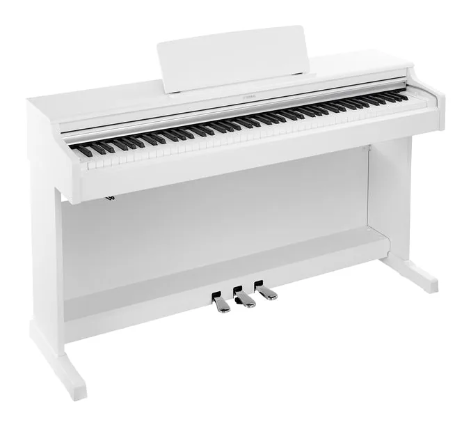 Yamaha YDP-165 WH Arius, zijaanzicht, foto 3